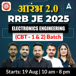 Aarambh 2.0 - RRB JE 2025 (Electronics Engineering) | Bilingual | Online Live + Recorded Classes by Adda 247