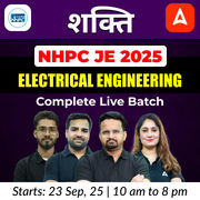 Shakti 1.0 - NHPC JE 2025 (Electrical Engineering) | Bilingual | Complete Live +Recorded Batch By Adda247