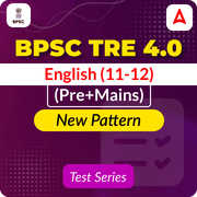 BPSC TRE 4.0 English (11-12) Mock Test