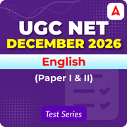 UGC NET English (Paper I & II) December 2026 Mock Test