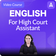 English for High Court Assistant | Video Course by Adda247