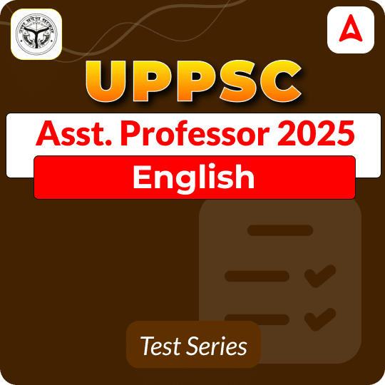 UPPSC Assistant Professor English Mock Test 2025