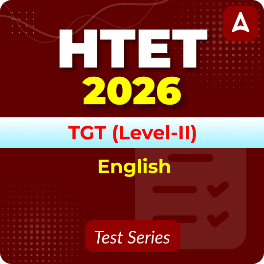 HTET TGT English (Level-II) 2026 Mock Test