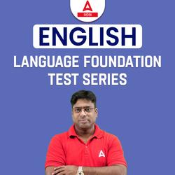 English Language Foundation Test Series (Odisha) By Adda247