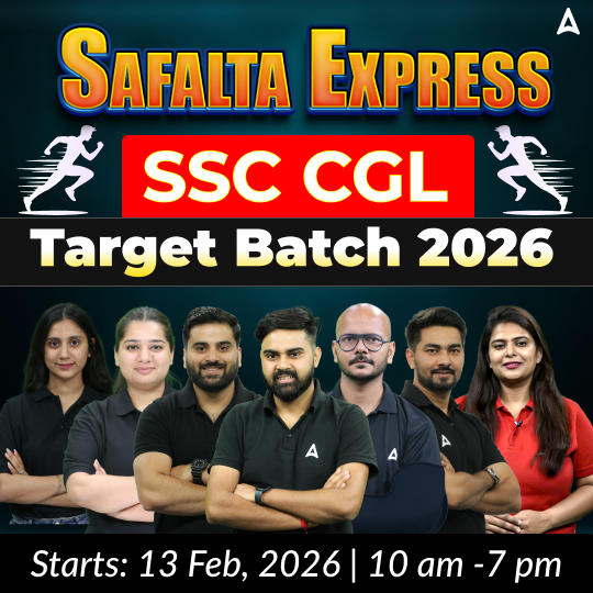 Safalta Express SSC CGL Target Batch 2026 with Test Series and Ebook | Hinglish | Online Live Classes By Adda247