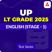 UP LT Grade English Mock Test 2025