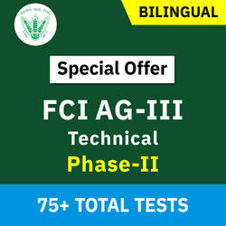 FCI AG III Technical Phase-II | Complete Bilingual Test Series By Adda247