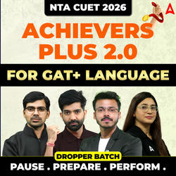 CUET 2026 ACHIEVERS PLUS 2.0 GAT+LANGUAGE- DROPPERS BATCH | CUET UG Online Coaching by Adda247