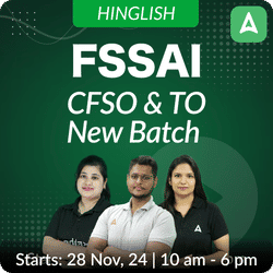 FSSAI CFSO (Central Food Safety officer) & TO (Technical Officer) New Batch | Hinglish | Online Live Classes By Adda247 | Online Live Classes by Adda 247