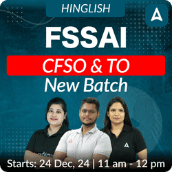 FSSAI CFSO (Central Food Safety officer) & TO (Technical Officer) New Batch | Hinglish | Online Live Classes by Adda 247