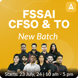 FSSAI CFSO (Central Food Safety officer) & TO ( Technical Officer) New Batch | Hinglish | Online Live Classes by Adda 247