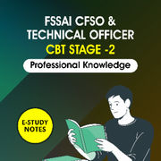Professional Knowledge E Study Notes For FSSAI CFSO & Technical Officer CBT State -2 (English Medium eBook)