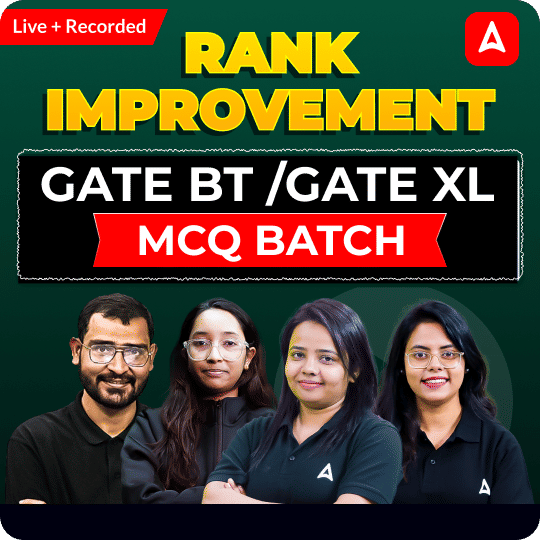 Rank improvement | GATE BT & GATE XL 2026 | MCQ Batch | Live Classes By Adda247