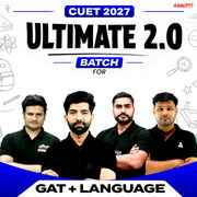 Aarambh Ultimate 2.0 CUET GAT+Language 2027 Batch (Live Classes)