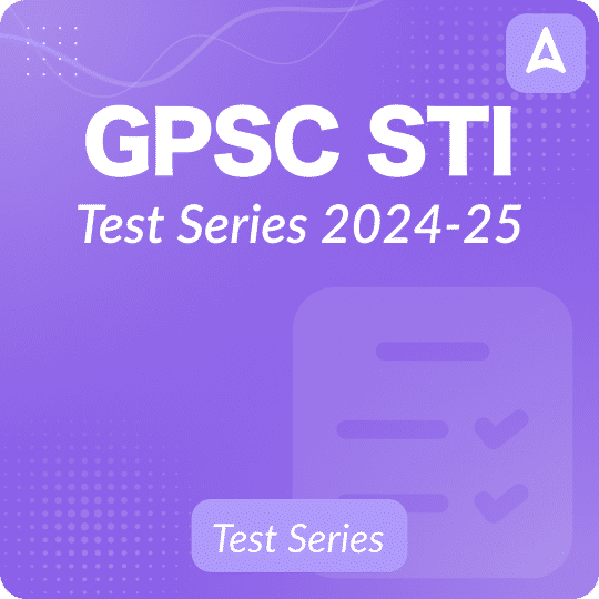 GPSC STI Test Series 2024-25 By Adda247
