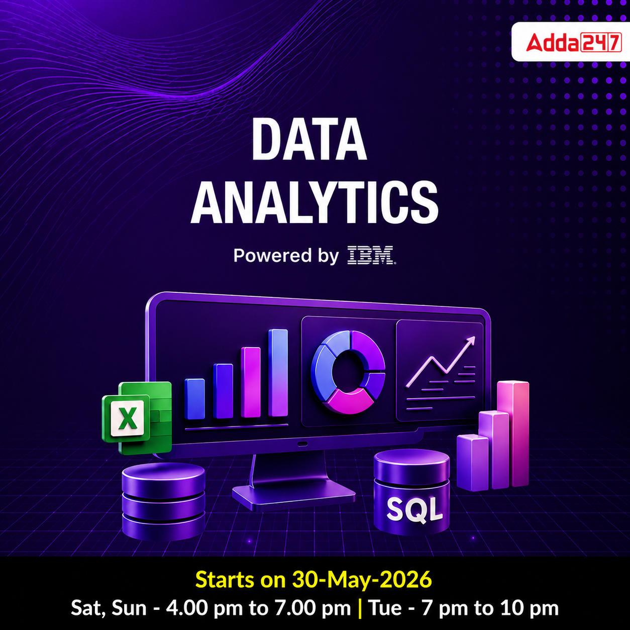Data Analytics with GenAI, Powered By IBM | Online Live Classes