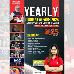 Yearly Current Affairs Jan 2024 to Dec 2024 for AE & JE EXAMS | 2500+ One liner Questions & MCQs (English Printed Edition) By Adda247