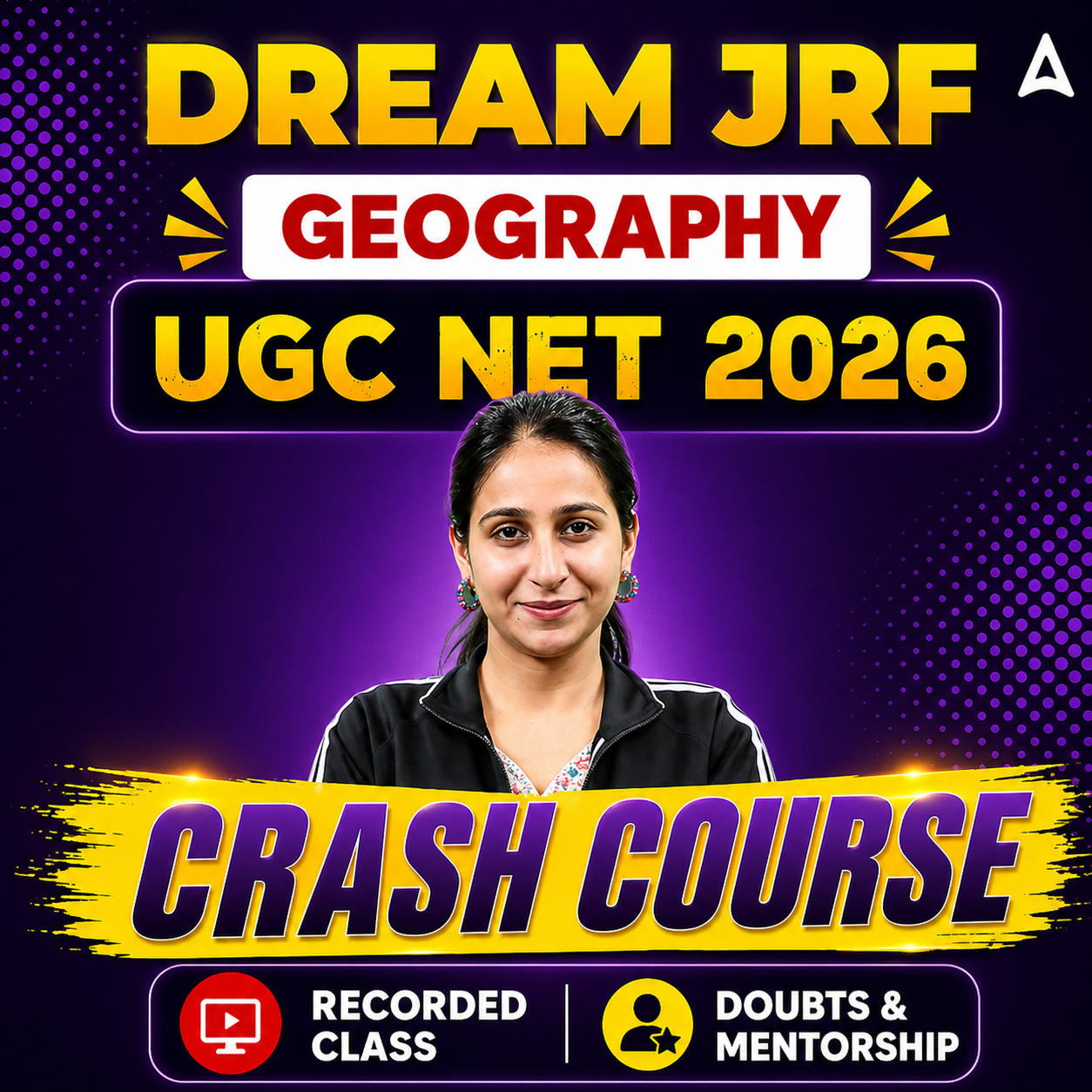 DREAM JRF | UGC NET 2026 GEOGRAPHY CRASH COURSE | LIVE CLASS + RECORDED  CLASSES BY ADDA 247