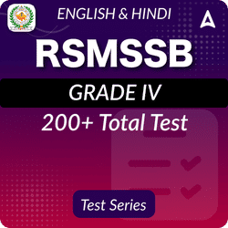 RSMSSB Grade IV Mock Test 2025