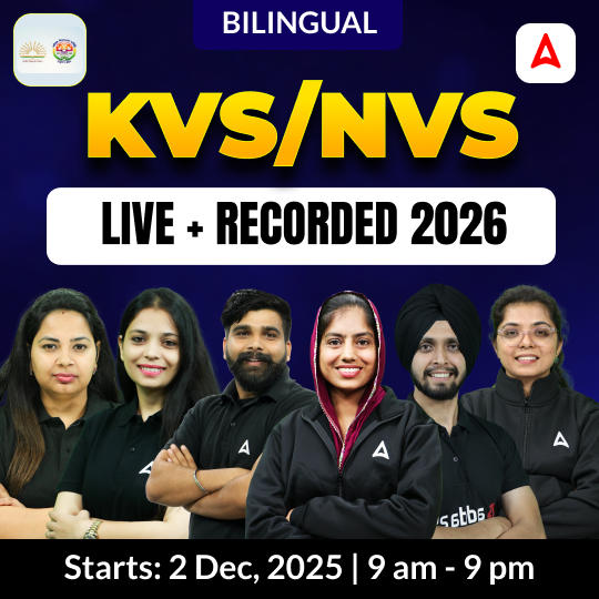 KVS/NVS  Live + Recorded 2026 Live Batch | Bilingual | Online Live Classes by Adda 247