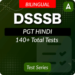 DSSSB PGT Hindi Mock Test 2025