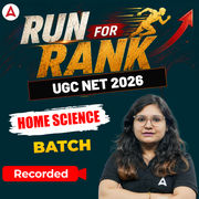RUN FOR RANK I UGC NET 2026 HOME SCIENCE BATCH | RECORDED CLASSES BY ADDA 247