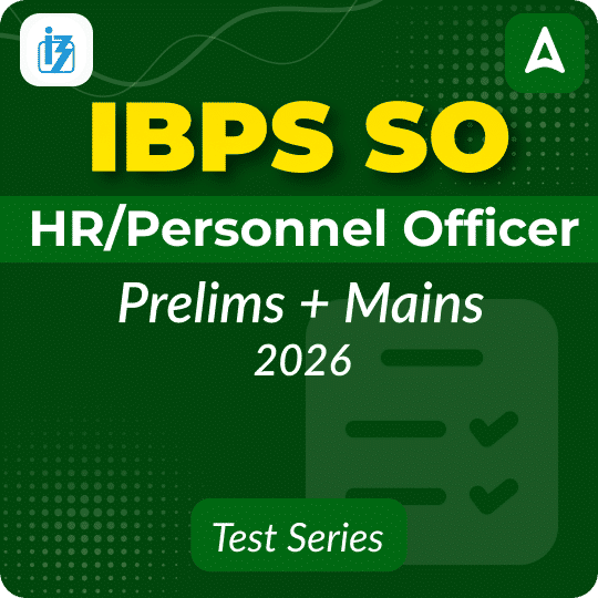 IBPS SO HR/ Personnel Officer 2026 Mock Test Series