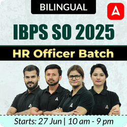 IBPS SO 2025 | HR Officer Batch | Online Live Classes by Adda 247