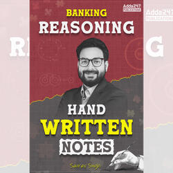 Banking Reasoning Handwritten Notes Book (English Printed Edition) By Adda247