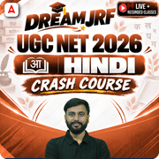 DREAM JRF | UGC NET 2026 HINDI CRASH COURSE | LIVE + RECORDED CLASSES BY ADDA247