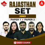 Rajasthan SET | Hindi | Paper 1 + Paper 2 | Video Course by Adda247