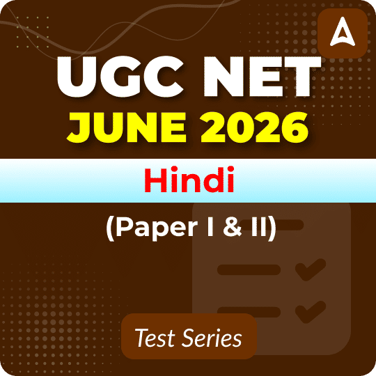 UGC NET Hindi (Paper I & II) June 2026 Mock Test