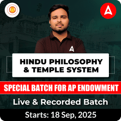 Special Hindu Philosophy & Temple System Batch For AP Endowment 2025 | Online Classes By Adda247