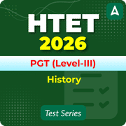 HTET PGT History (Level-III) 2026 Mock Test