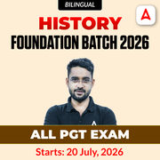 History Foundation Batch 2026 | All PGT Exam |Online Live Classes by Adda247