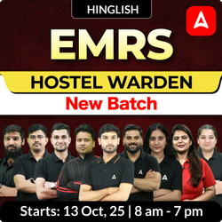 EMRS Hostel Warden New Batch with eBooks for 2025-26 Exams | Hinglish | Online Live Classes By Adda247