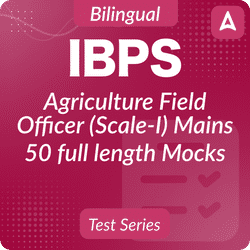 IBPS Agriculture Field Officer (Scale-I) Mains | Online Test Series By Adda247
