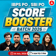 IBPS PO & SBI PO Score Booster Batch 2026 | Online Live Classes by Adda 247
