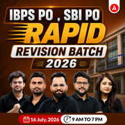 IBPS PO & SBI PO Rapid Revision Batch 2026 | Online Live Classes by Adda 247