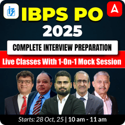 IBPS PO 2025 | Complete Interview Preparation | Live Classes With 1-on-1 Mock Session | Online Live Classes by Adda 247