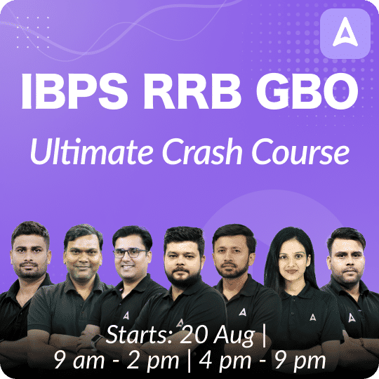 Ibps rrb gbo | ultimate crash course | live + recorded classes by adda 247
