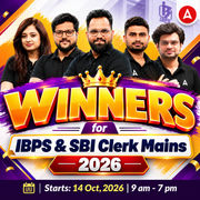 Winners for IBPS & SBI Clerk Mains 2026 | Online Live Classes by Adda 247