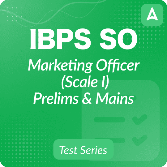 IBPS SO Marketing OFFICER 2025 Mock Test