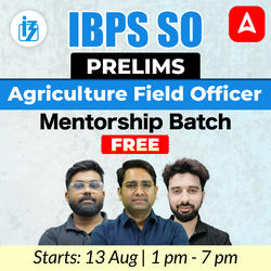 IBPS SO AFO Prelims Mentorship FREE Batch  | Online Live Classes By Adda247