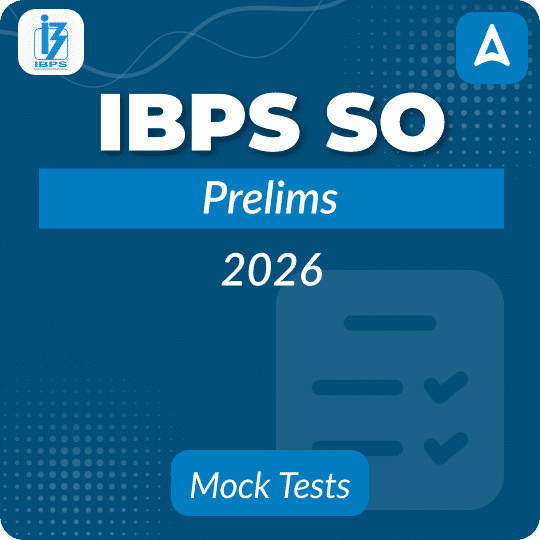 IBPS SO Prelims 2026 Mock Test Series
