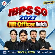 IBPS SO 2027 | HR Officer Batch | Online Live Classes by Adda 247