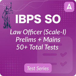 IBPS SO Law Officer 2025 Mock Test