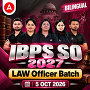 IBPS SO 2027 | LAW Target Officer Batch | Online Live Classes by Adda 247