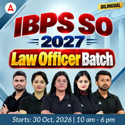 IBPS SO 2027 | LAW Target Officer Batch | Online Live Classes by Adda 247