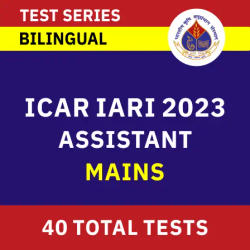 ICAR Assistant Mock Test 2023